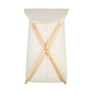 Καλάθι Απλύτων Bamboo Essentials 40x40x70cm Με Θήκη Πολυεστέρα Πτυσσόμενο Μπεζ