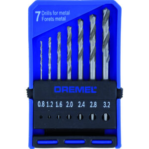 Σετ Τρυπάνια Ακριβείας 0.8/1.2/1.6/2.0/2.4/2.8/3.2mm DREMEL 628 7Τμχ
