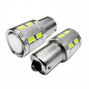 Λαμπτήρας BAU15S με 12 SMD 5630 + 5 Watt CREE 9-32v Ψυχρό Λευκό 05975