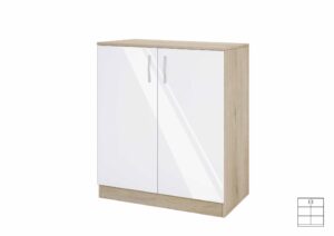 Τουαλέτα 1213009 Σόνομα Λευκό, 43,5x91x80, Genomax