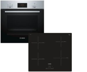Bosch ΣΕΤ ʼνω Πάγκου Φούρνος HBF114ES0 Εστία PIE611BB1E HBF114ES0