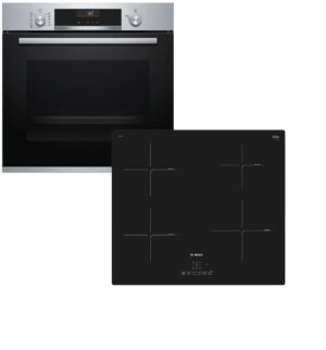 Bosch HBA5560S0 Φούρνος + PIE611BB1E Εστία PIE611BB1E