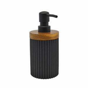 Ντισπένσερ Μαύρο Polyester/Ξύλο 7.9x7.9x17.5cm ANKOR