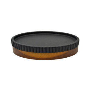 Σαπουνοθήκη Μαύρο Polyester/Ξύλο 9.3x13.8x2.9cm ANKOR