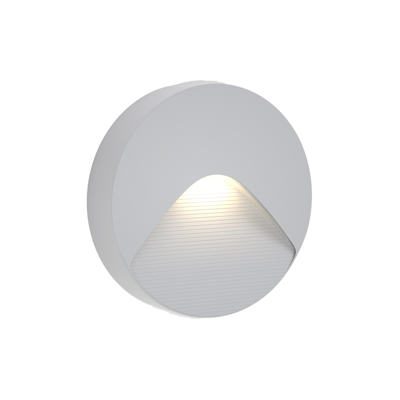 ItLighting Απλίκα Τοίχου Εξ. Χώρου 'Horseshoe' Γκρι LED 2W 3CCT 3000/4000/6000K Φ12.8x3cm 80201930