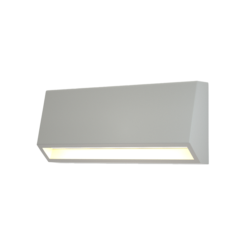 ItLighting Απλίκα Τοίχου Εξ. Χώρου 'Blue' Γκρι LED 3W 3CCT 3000/4000/6000K 16x7cm 80202230