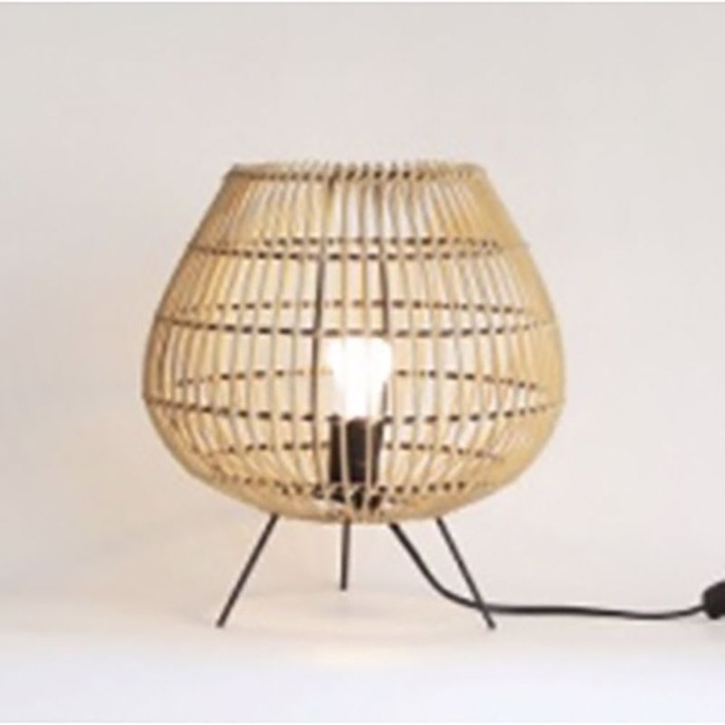 Iliadis Επιτραπέζιο Φωτιστικό Rattan/Μέταλλο Φ31Χ33εκ 76973