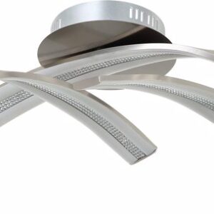 ArLight CCC 695 SL Φωτιστικό Οροφής Φιόγκος Ασημί LED Φυσικό Λευκό 6023x25cm 0064175