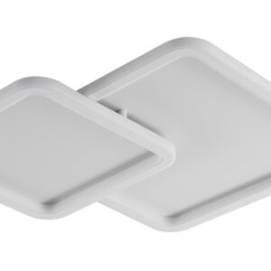 ArLight CCC 714-2 Πλαφονιέρα LED Λευκή Διπλή Τετράγωνη με Φυσικό Λευκό Φώς 45x45x7cm 0064206