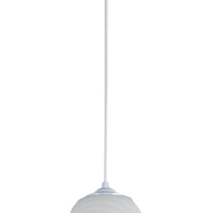 ArLight Κρεμαστό Φωτιστικό Οροφής PDA 1143-26 WH Μονόφωτο Λευκό Ε27 Φ26x90cm 0083456