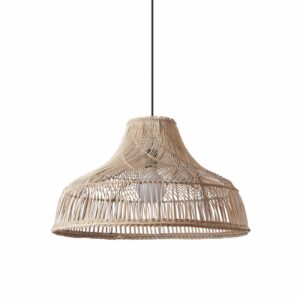 ArLight PDC 6829-60 Κρεμαστό Φωτιστικό Οροφής Μονόφωτο από Bamboo Φυσικό Ε27 Φ60x130cm 0084625