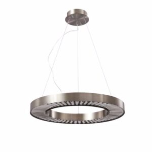 ArLight PDC 706-60 MCR Κρεμαστό Φωτιστικό Οροφής Στρογγυλό με Κρύσταλλα LED Φυσικό Λευκό Φ60x100cm 0104509