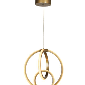 ArLight Κρεμαστό Φωτιστικό με Κύκλους PDT 699-AB LED 24Watt/4000K Οξυντέ Ø28.5x65H 0113049