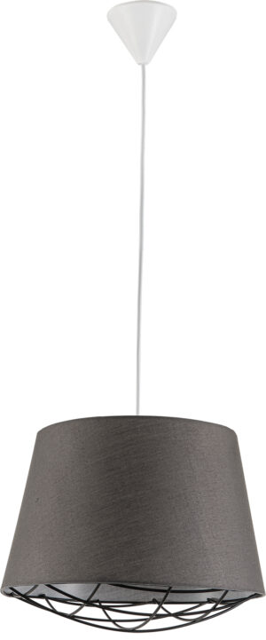 Pdt 6096-30 Gy 1/Φ Καπελο Υφασμatino Me Πλεγμα 30Ek 1Χε27