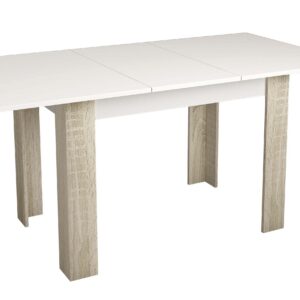 Τραπέζι κουζίνας 120+35/75/80, Radina, Genomax