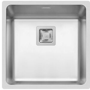 Ισόπεδος Νεροχύτης, Lume 1B Inox Σατινέ, 40x40cm, Pyramis