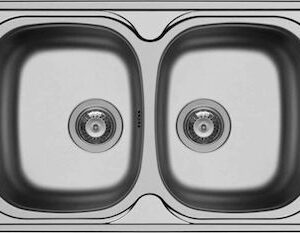 Ένθετος Νεροχύτης Derby 2B, 79x50cm Inox Σατινέ, Maidtec