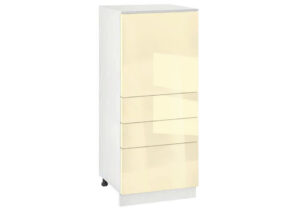 Ντουλάπι Κουζίνας επιδαπέδιο 60εκ., Νο 600K Ivory, κωδ.1219922649 , Genomax