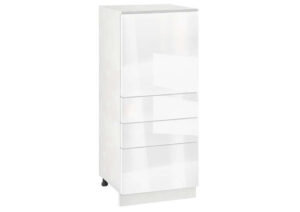 Ντουλάπι Κουζίνας επιδαπέδιο 60εκ., Νο 600K Alba Gloss, κωδ.1219922648 , Genomax