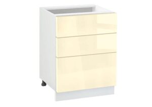 Ντουλάπι Κουζίνας επιδαπέδιο 60εκ., Νο 603 Ivory, κωδ.1220000002 , Genomax