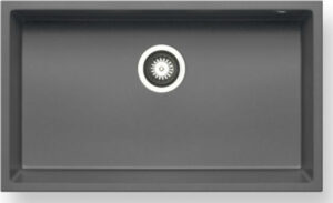 Υποκαθήμενος Νεροχύτης Tetragon 1B, 70x40cm, 070068811, Pyramis - Iron Grey